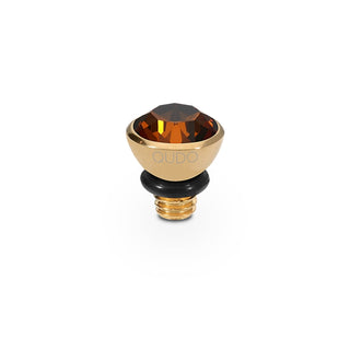 Top BOTTONE 5mm - GULD / Smoked Amber