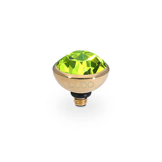 Top BOTTONE 10mm - GULD / Citrus Green