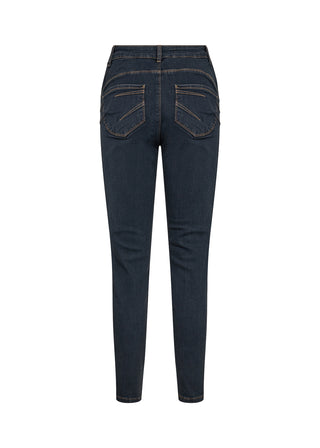 KIMBERLY PATRIZIA jeans med snalle ben