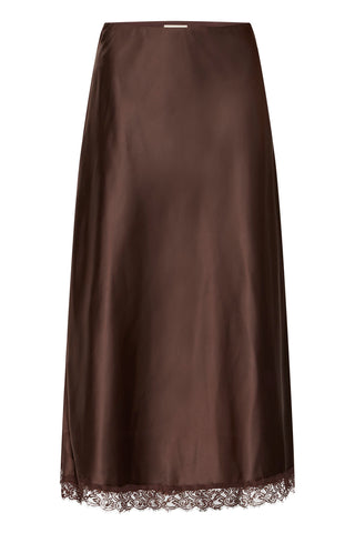 ENDRA LACE satin nederdel
