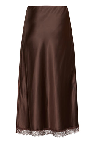 ENDRA LACE satin nederdel