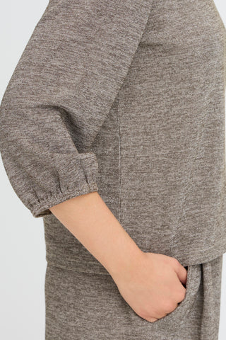 DANICE bluse i Silver Mink