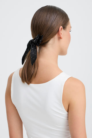 BELA hårelastik sort sløjfe