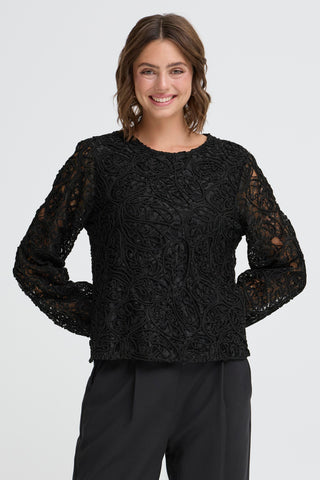 SIRA bluse med smuk blonde