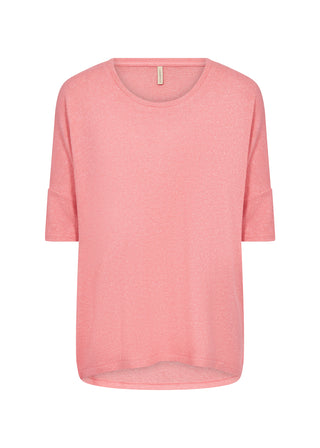 BIARA 96, blød strik med 3/4 ærme i farven Raptur