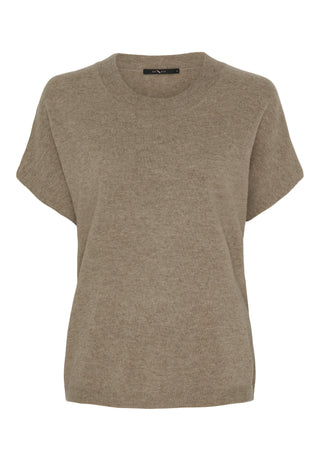 VERA Cashmere Pullover - Taupe Melange