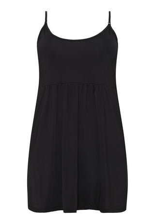 Let kort underkjole i Sort