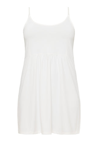 Let kort underkjole i Hvid