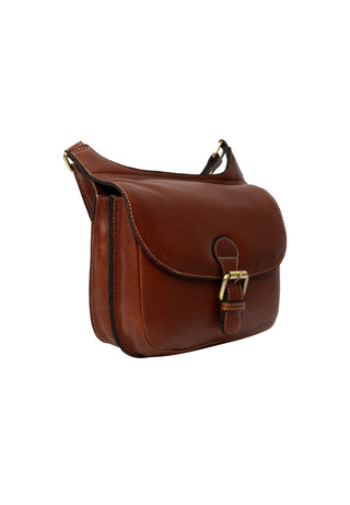 MILLI SMALL crossbody taske i Cognac