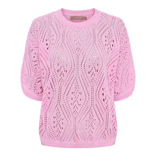 VINA Strik Bluse - Pink