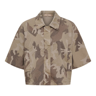 QUARTZ Skjorte / Jakke - Beige Camo