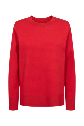 NUMARTA RELAXED PULLOVER - Goji Berry