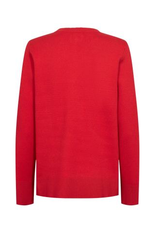 NUMARTA RELAXED PULLOVER - Goji Berry