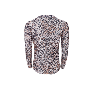 ANNIE Shimmer Mesh bluse