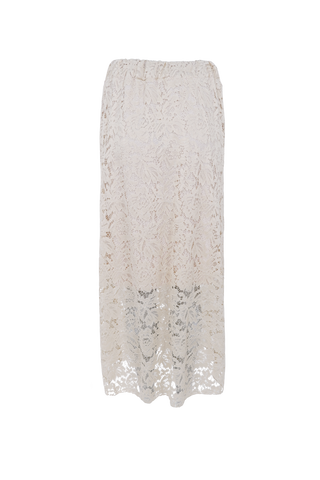 DEBBIE Lace nederdel - Cream