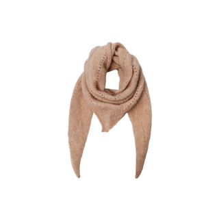 DELL strik mini tørklæde - Latte