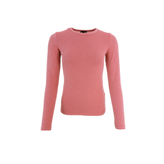 FAYE Lurex Bluse - Rose