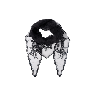 MIRIANA mini blonde tørklæde - Black