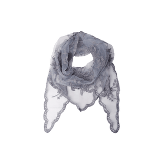 MIRIANA mini blonde tørklæde - Grey Blue