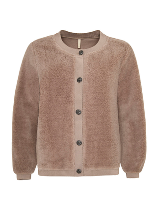 BILLA plys cardigan - Sand