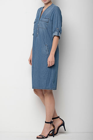 ELLA DRESS i Light Blue
