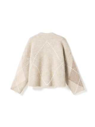 LAI KNIT sweater - Beige Mix