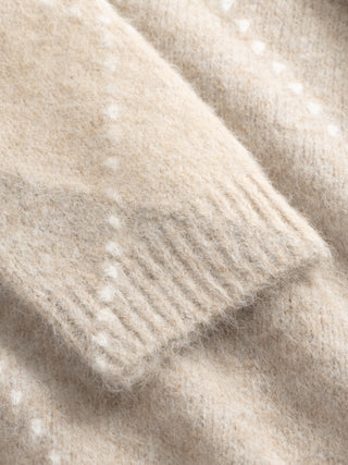 LAI KNIT sweater - Beige Mix