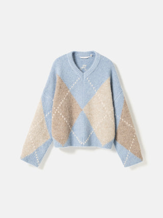 LAI KNIT sweater - Sky Blue Mix