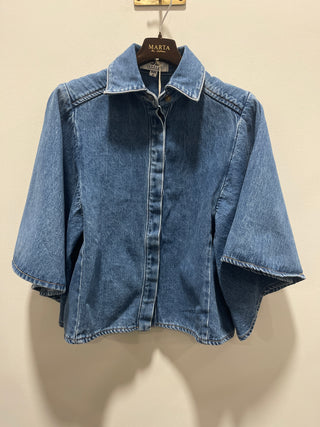 MARIKA denim skjorte - Blue