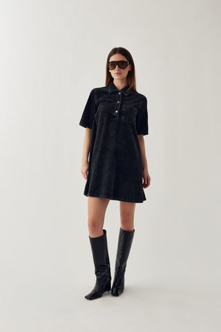 N-JOZIE DRESS - Black Wash