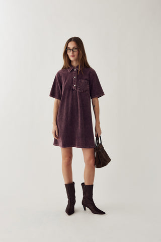 N-JOZIE DRESS - Winter Bloom Wash
