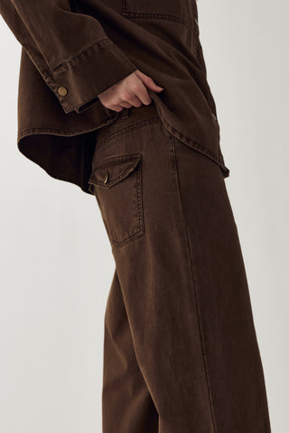 N-MARIBELLA MW PANTS - Cocoa Brown