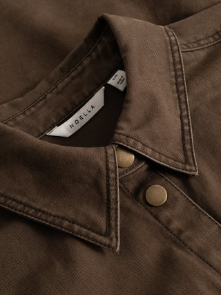 MARTHENA Shirt - Cocoa Brown