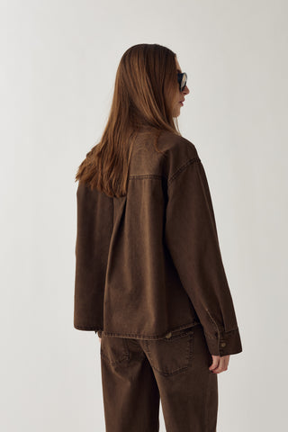 MARTHENA Shirt - Cocoa Brown