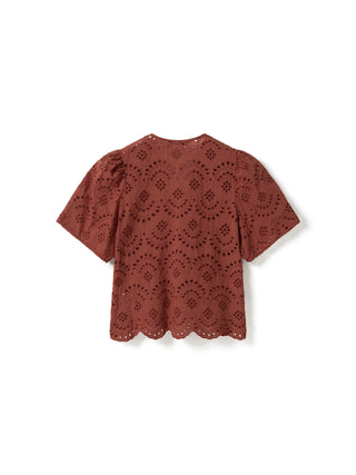 MIKA Bluse - Terracotta