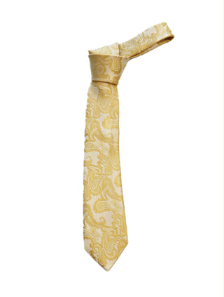 Smukt SLIPS / TIE i Paisley Yellow