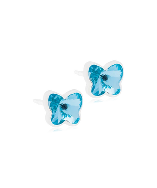 Butterfly Øreringe, Aquamarine